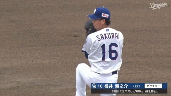 中日ドラフト2位・櫻井頼之介、ファームで先発へ