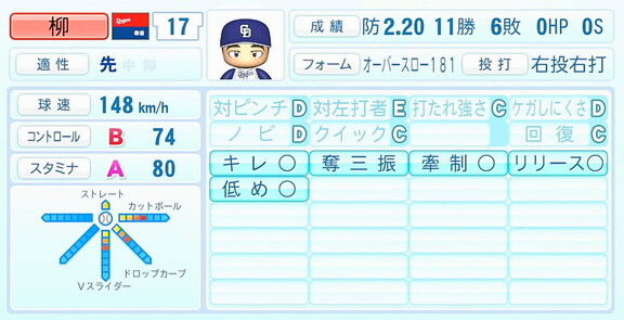 中日・木下拓哉捕手「柳、カーブ忘れられた？」　柳裕也投手「確かに、カーブ無いし…」 → 7月21日(木)の『パワプロ2022』アップデートで…