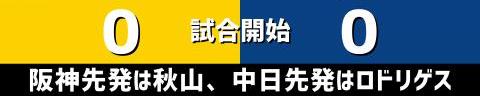 5月13日(木)　セ・リーグ公式戦「阪神vs.中日」【試合結果、打席結果】　中日、1-2で敗戦…チャンスであと1本が出ず、終盤に逆転を許す