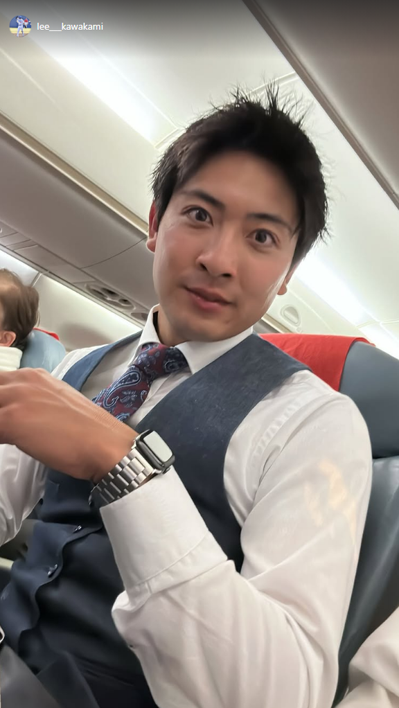 中日・川上理偉、隣席の選手の写真を投稿する