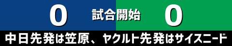 7月12日(火)　セ・リーグ公式戦「中日vs.ヤクルト」【全打席結果速報】　岡林勇希、石橋康太、笠原祥太郎らが出場！！！