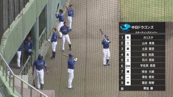 中日ドラゴンズ2軍、初回4得点の猛攻！！！