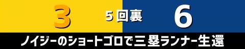 5月3日(水)　セ・リーグ公式戦「阪神vs.中日」【試合結果、打席結果】　中日、7-8で敗戦…　序盤の6点リードを守り切れず…9回表に勝ち越すも、ミスも絡んで逆転サヨナラ負け…