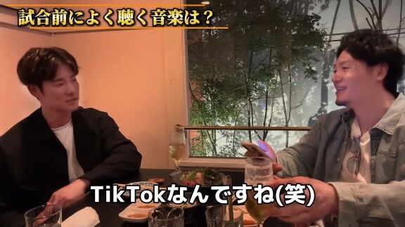 中日・上林誠知、「いつもTikTokを見て1人でニタニタしている」選手を明かす