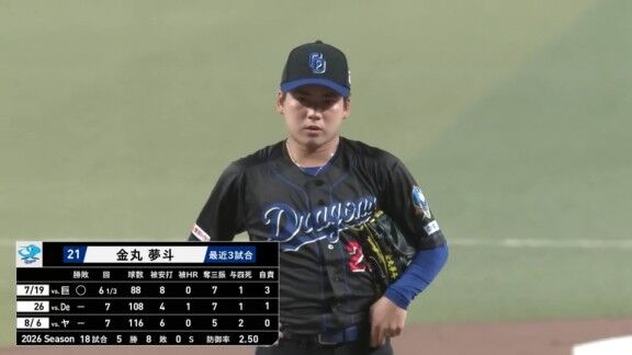 8月13日(木)　セ・リーグ公式戦「中日vs.DeNA」　中日ドラゴンズ、スタメン発表！！！