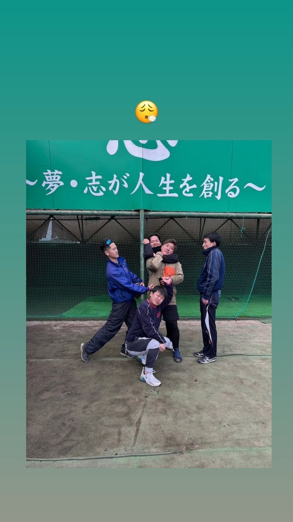 元中日・福島章太が“母校挨拶”