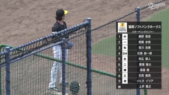 中日2軍、一部の1軍登録メンバーが出場へ