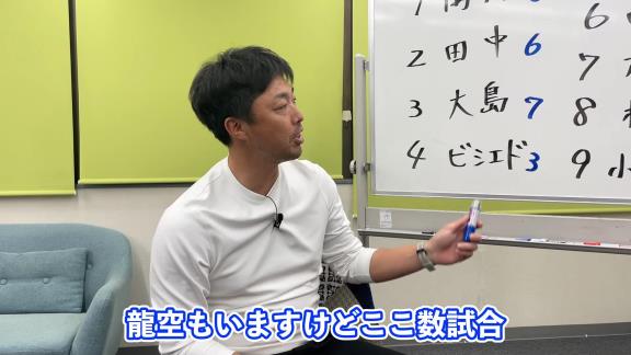 吉見一起さん、中日・土田龍空選手について言及する