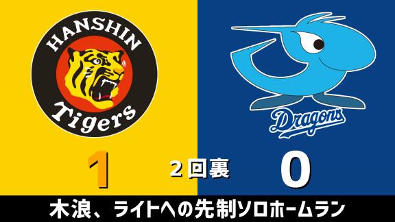 10月27日(火)　セ・リーグ公式戦「阪神vs.中日」　スコア速報