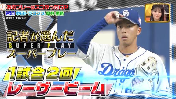 中日・岡林勇希、ジョブチューン・プロ野球SP『あのプレーはスゴかったGP』に登場する