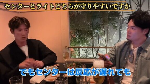 Q.センターとライト、どちらが守りやすいですか？ → 中日・上林誠知の答えは…