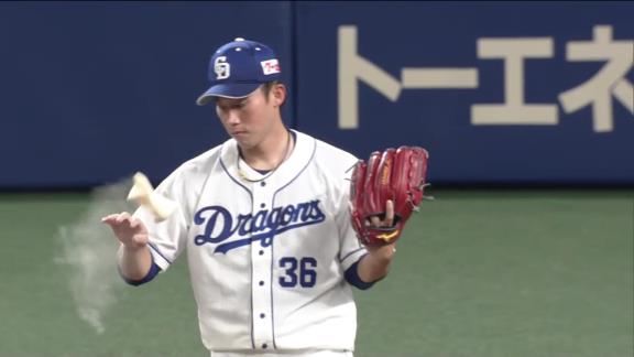 中日ドラフト3位・岡野祐一郎、7月30日以来の1軍マウンドは6回途中3失点　巨人・坂本勇人に2打席連続本塁打を許す「注意すべきバッターに打たれてしまった…」【投球結果】