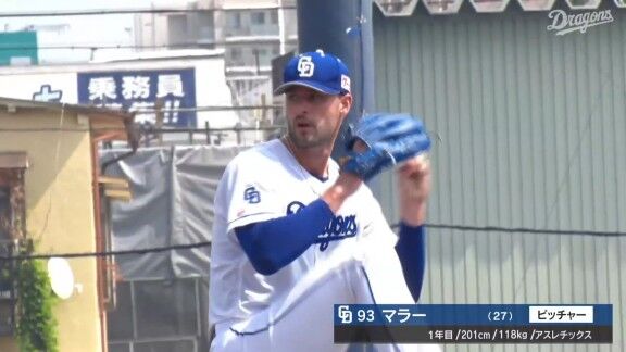 中日ドラゴンズ2軍、新助っ人・マラーが先発へ 森駿太、福元悠真もスタメン入り