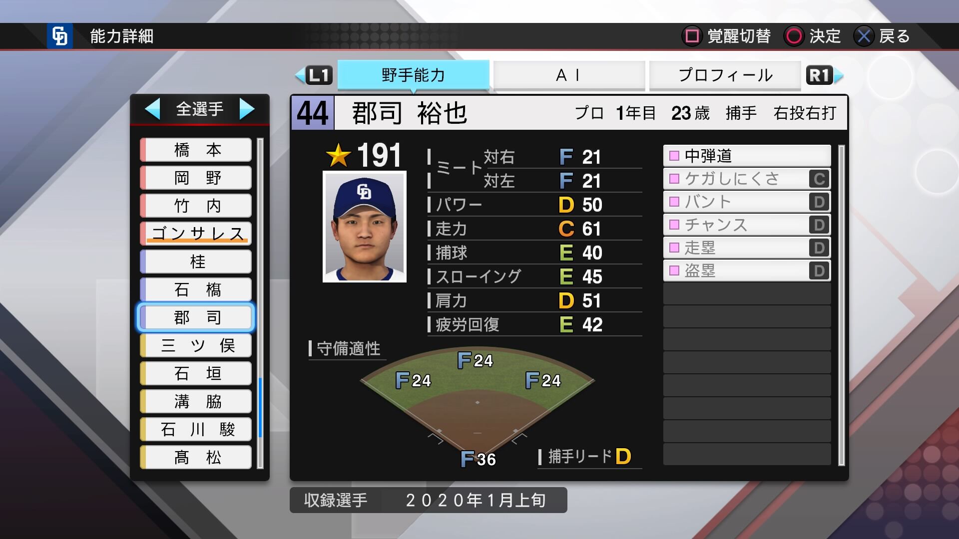 プロスピ年版アップデート 今年の中日ルーキー達の能力データは 石川昂弥 橋本侑樹 岡野祐一郎 郡司裕也 岡林勇希 竹内龍臣 ドラ要素 のもとけ プロスピ年版アップデート 今年の中日ルーキー達の能力データは 石川昂弥 橋本侑樹 岡野祐一郎 郡司裕也 岡林勇希 竹内龍臣 ドラ要素 のもとけ