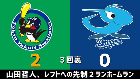 4月24日(土)　セ・リーグ公式戦「ヤクルトvs.中日」【試合結果、打席結果】　中日、3-4で敗戦…9回裏にまさかの逆転サヨナラ負け