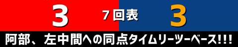 9月20日(火)　セ・リーグ公式戦「広島vs.中日」【試合結果、打席結果】　中日、5-3で勝利！　延長11回表に勝ち越し成功！ロングゲームを制して3連勝！！！