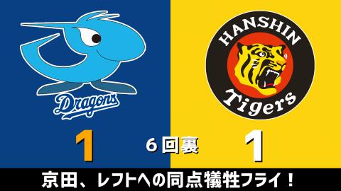 4月27日(火)　セ・リーグ公式戦「中日vs.阪神」【試合結果、打席結果】　中日、2-1で逆転勝利！エースが好投！連敗を3で止める！