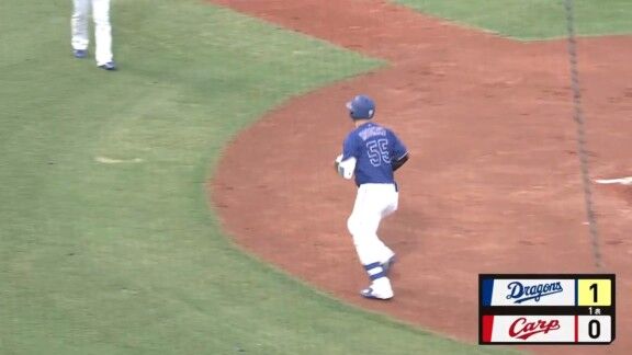 中日・細川成也が今日2本目のホームランを放ち追加点を挙げる！！！