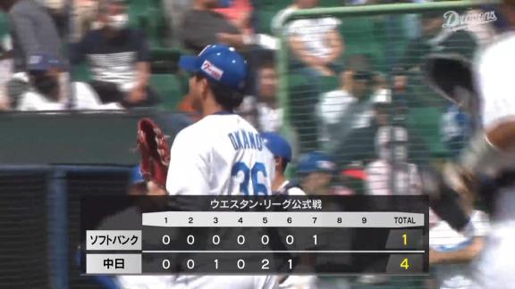 中日・岡野祐一郎、圧巻の投球を見せる