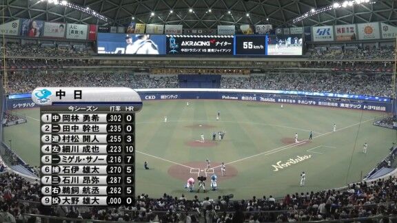 7月3日(金)　セ・リーグ公式戦「中日vs.巨人」　中日ドラゴンズ、スタメン発表！！！