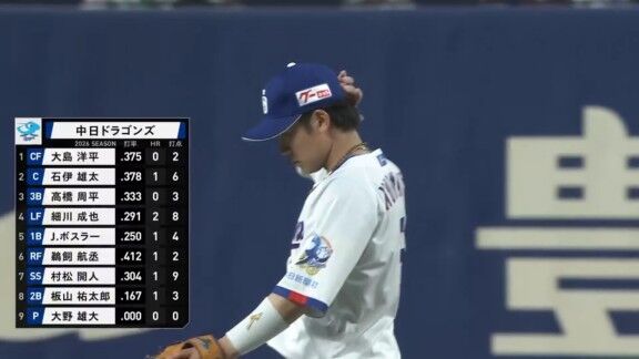 中日・板山祐太郎「昨日の悔しさをぶつけました。絶対に打つと決めていたので」