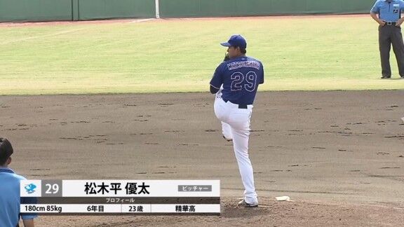 中日ドラゴンズ2軍、スタメン発表!!! 松木平優太が先発へ!!!