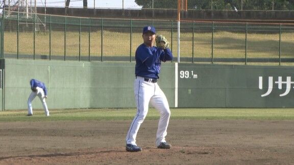 中日・近藤廉が無失点ピッチング