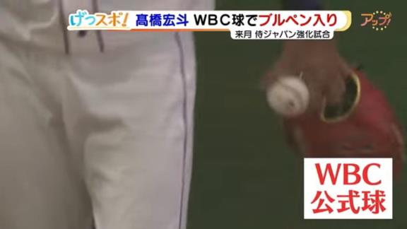 中日・高橋宏斗投手がWBC球でブルペン入り　感覚の違いは…？