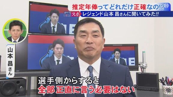 Q.推定年俸ってどれだけ正確なの!? → レジェンド・山本昌さんは…