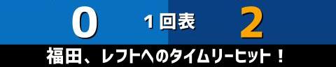 6月29日(火)　セ・リーグ公式戦「DeNAvs.中日」【試合結果、打席結果】　中日、2-3で敗戦…　先制するも逆転され、降雨コールド負け…