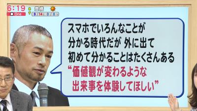 イチローさんから野球少年たちへのメッセージ「スマホでいろんなことが分かる時代だが…」