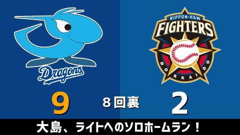 3月21日(日)　オープン戦「中日vs.日本ハム」【試合結果、打席結果】　中日、オープン戦を9-2の勝利で締めくくる！！！