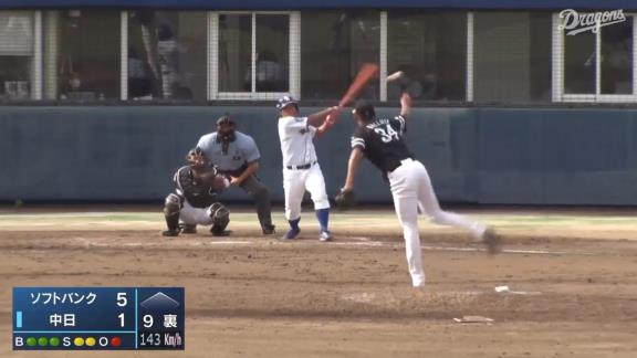 おかえり平田！　中日・平田良介、ファームで実戦復帰！　いきなり代打でセンター前ヒットを放つ！！！【動画】