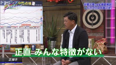 谷繁元信さん「正直、今の段階で正捕手って言われる選手はいないですよね」　中日正捕手争いを語る！