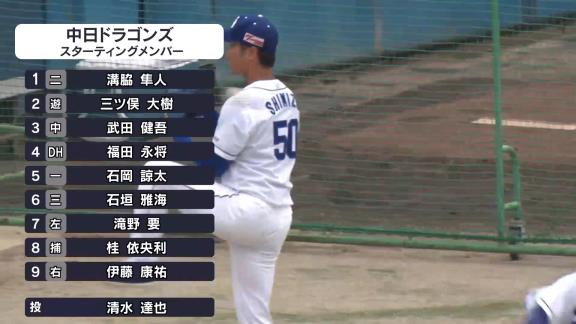 中日・福田永将、ファームで実戦復帰！　いきなり快音！2打数2安打！「何も問題なく、不安もなくプレーすることができました」