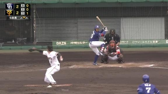 中日・岡林勇希選手の2安打1打点の活躍に与田監督「アウトになっても非常に惜しいアウトが多い。レベルアップはよりしたのかな」【打席結果】