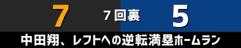 5月14日(土)　セ・リーグ公式戦「巨人vs.中日」【試合結果、打席結果】　中日、6-7で敗戦…　5点リードの展開からまさかの逆転負け…