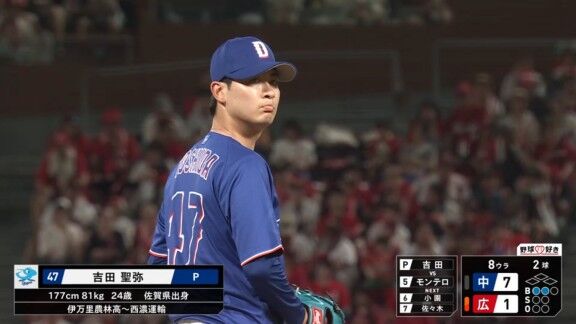 中日・吉田聖弥、好投を見せる!!!