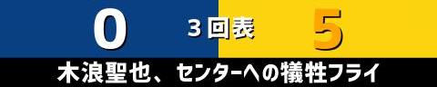 9月5日(火)　セ・リーグ公式戦「中日vs.阪神」【試合結果、打席結果】　中日、2-8で敗戦…　初回から投手陣がつかまり計8失点、連勝ならず…