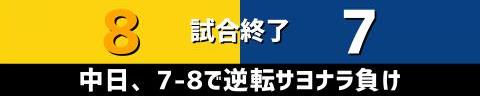 5月3日(水)　セ・リーグ公式戦「阪神vs.中日」【全打席結果速報】　ビシエド、福永裕基、村松開人らが出場！！！