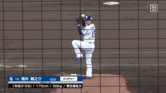 中日ドラフト2位・櫻井頼之介が先発復帰！！！