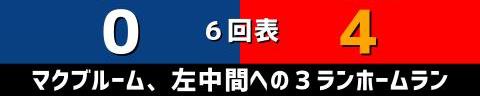 7月9日(土)　セ・リーグ公式戦「中日vs.広島」【全打席結果速報】　岡林勇希、京田陽太、大野雄大らが出場！！！