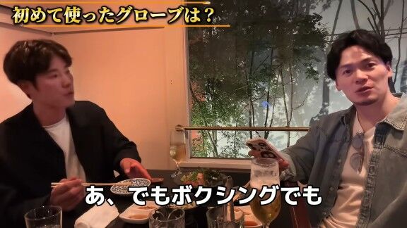 Q.初めて使ったグローブは？ → 中日・上林誠知が回答