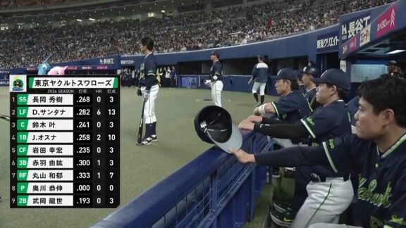 4月26日(日)　セ・リーグ公式戦「中日vs.ヤクルト」　中日ドラゴンズ、スタメン発表！！！