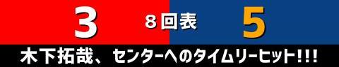 9月1日(金)　セ・リーグ公式戦「広島vs.中日」【試合結果、打席結果】　中日、5-3で勝利！！！　一時は同点に追いつかれるも終盤に勝ち越し成功！！！勝利の方程式で逃げ切る！！！