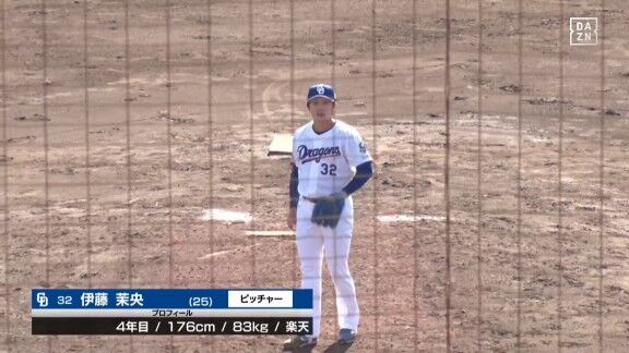 中日・伊藤茉央、今日の登板結果