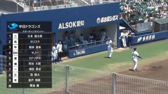 中日・草加勝、今日の登板結果