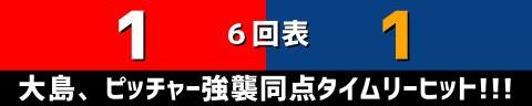 5月23日(火)　セ・リーグ公式戦「広島vs.中日」【全打席結果速報】　福永裕基、ビシエド、村松開人らが出場！！！