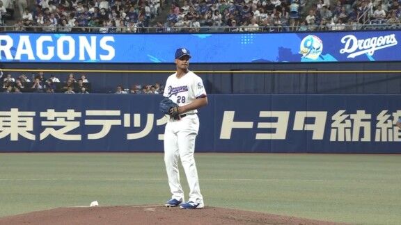 中日新助っ人・アブレウ、今日も無失点！！！