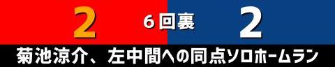 7月31日(日)　セ・リーグ公式戦「広島vs.中日」【全打席結果速報】　岡林勇希、レビーラ、土田龍空らが出場！！！